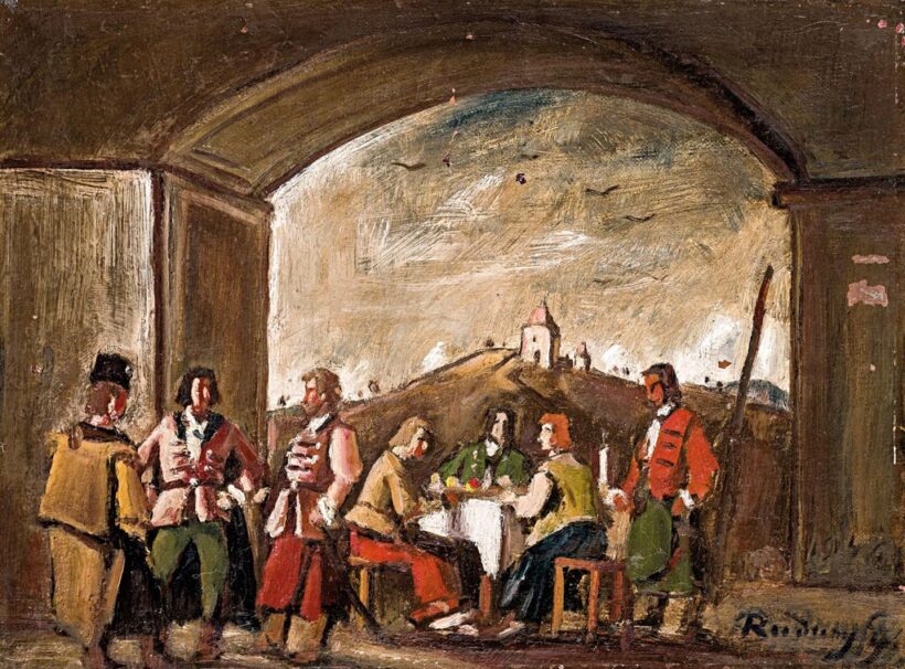 Rudnay Gyula (1878-1957): Történelmi jelenet, 1946