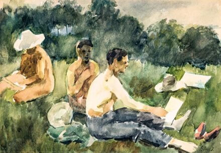 Szőnyi István (1894-1960): Festők a tisztáson