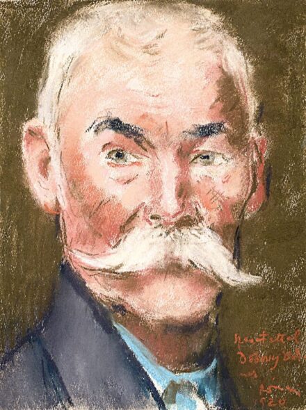 Rippl-Rónai József (1861-1927): Férfiportré (Dobosi Pál képmása?), 1920