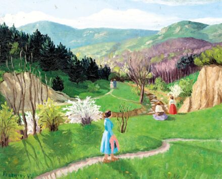 Ferenczy Valér (1885-1954): Park részlet