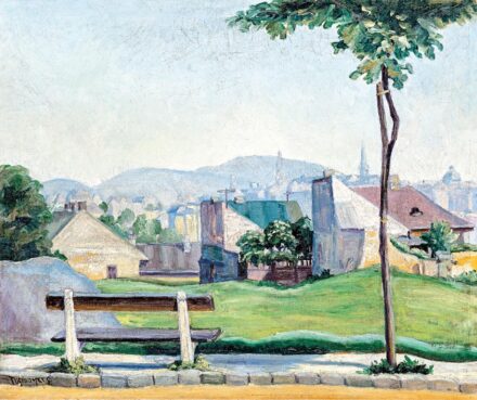 Turmayer Sándor (1879-1953): Tabáni részlet