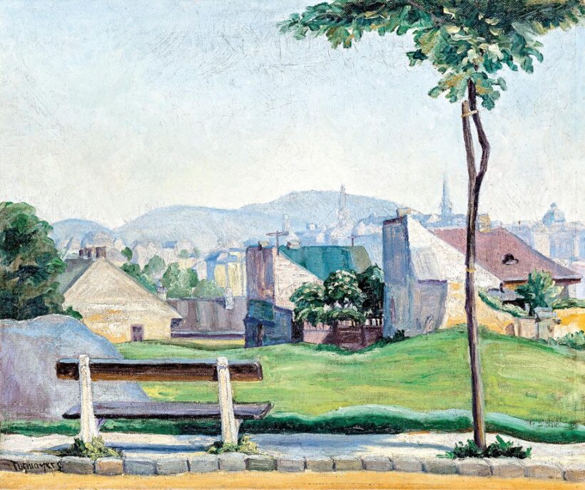 Turmayer Sándor (1879-1953): Tabáni részlet
