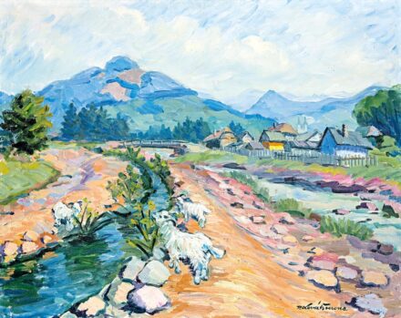 P. Kováts Ferenc (1911-1983): Kecskék a Zazar-parton