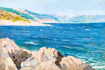 Romek Árpád (1883-1960): Sziklás tengerpart