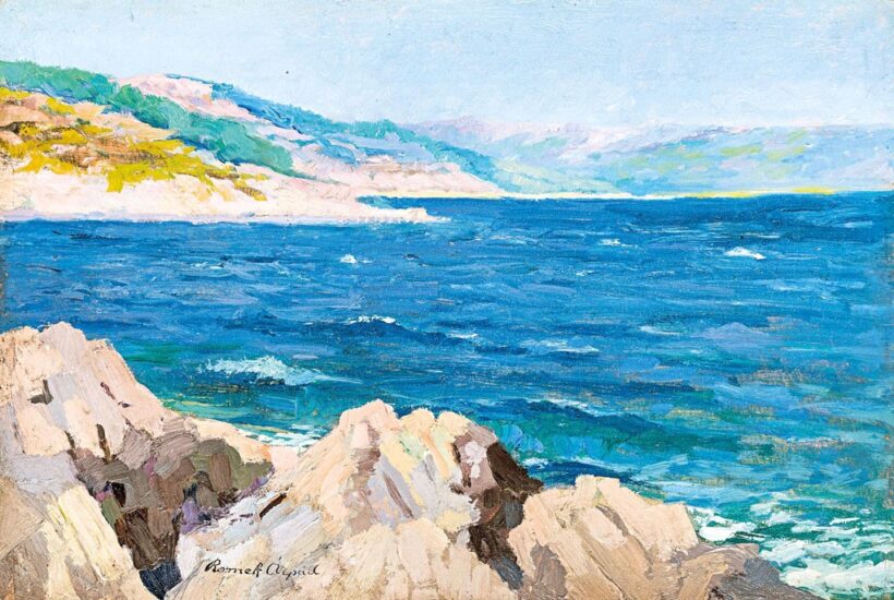 Romek Árpád (1883-1960): Sziklás tengerpart
