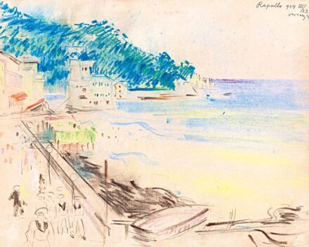 Vaszary János (1867-1939): Rapalloi promenád, 1934