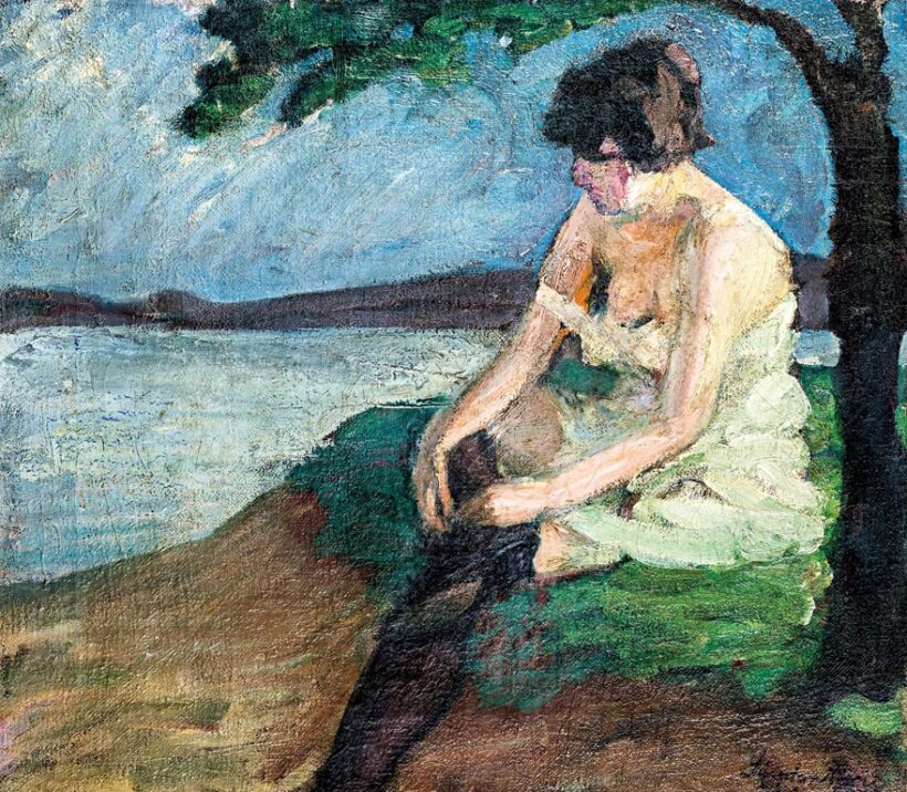 Sándor Móric (1885-1924): Vízparton, 1920