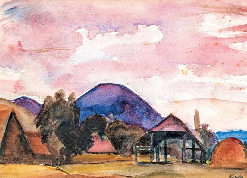 Korda Vince (1897-1979): Nagybányai táj