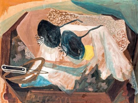 Anna Margit (1913-1991): Csendélet fekete retkekkel, 1940