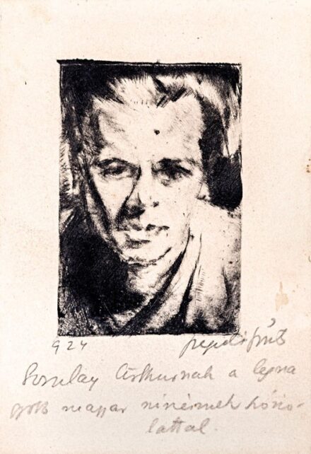 Szegedi Szüts István (1893-?): Férfi portré, 1924