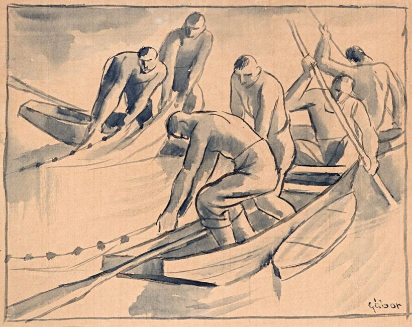 Gábor Jenő (1893-1968): Halászok