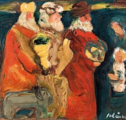 Schéner Mihály (1923-2009): Három királyok imádása
