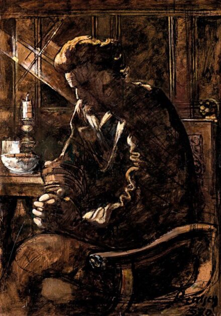 Remsey Jenő György (1885-1980): "Meditáció", 1970