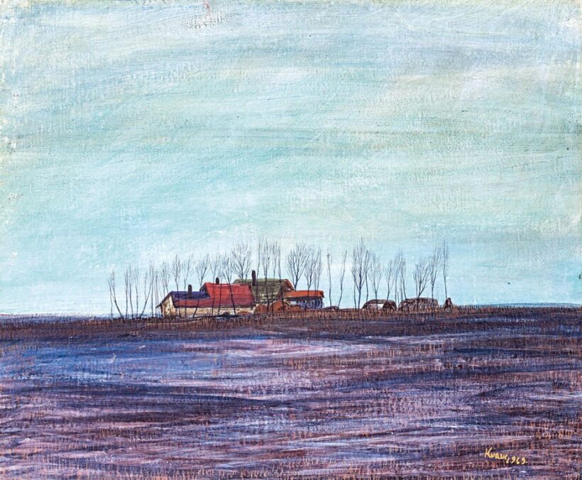 Kurucz D. István (1914-1996): "Novemberi táj", 1969