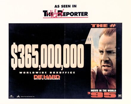 "Die Hard with a Vengeance" nemzetközi kasszasiker, 1995