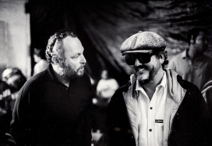 Andy Vajna és Walter Hill rendező a "Red Heat" forgatásán