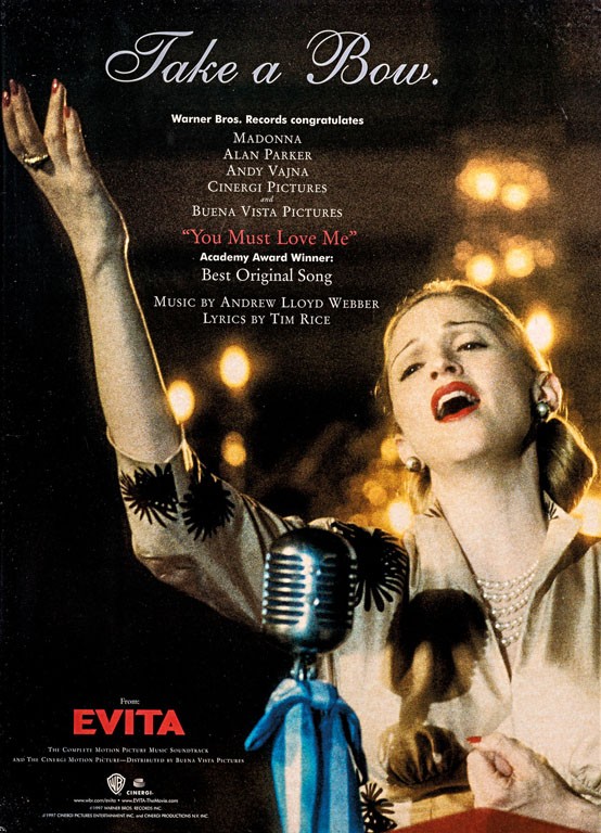 Az "Evita" című film plakátja