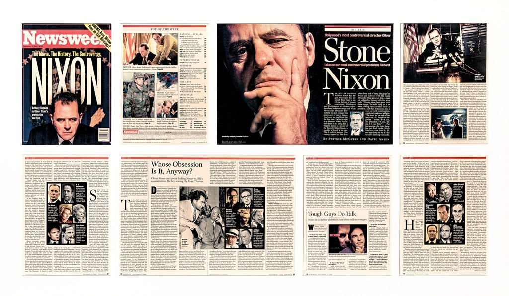 "Nixon" újságcikkek a Newsweek magazinból, 1995.12.11