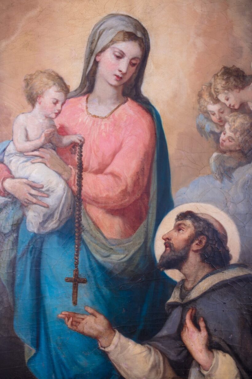 Jakobey Károly (1826-1891): Szent Domonkos Máriával és a gyermekkel, 1882 - Image 4