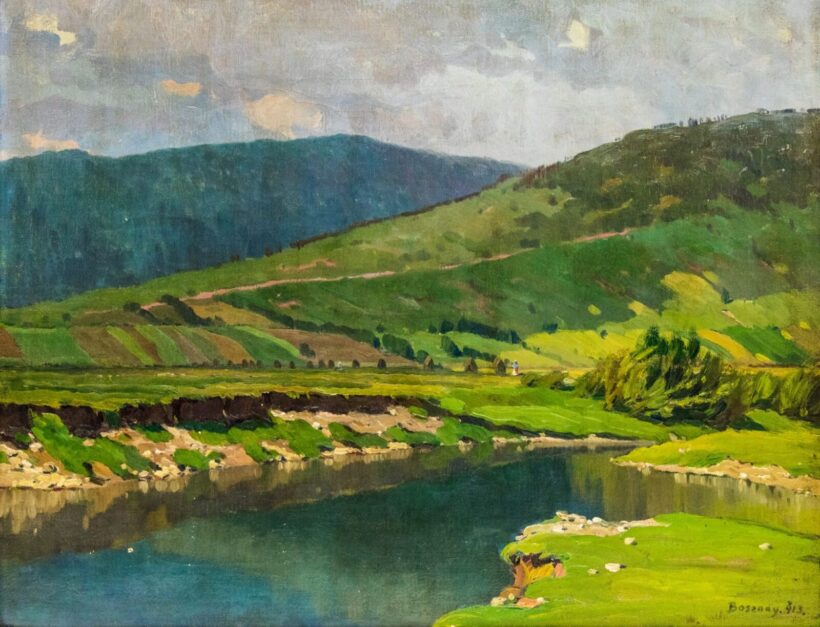 Bosznay István (1868-1944): Domboldal, 1913