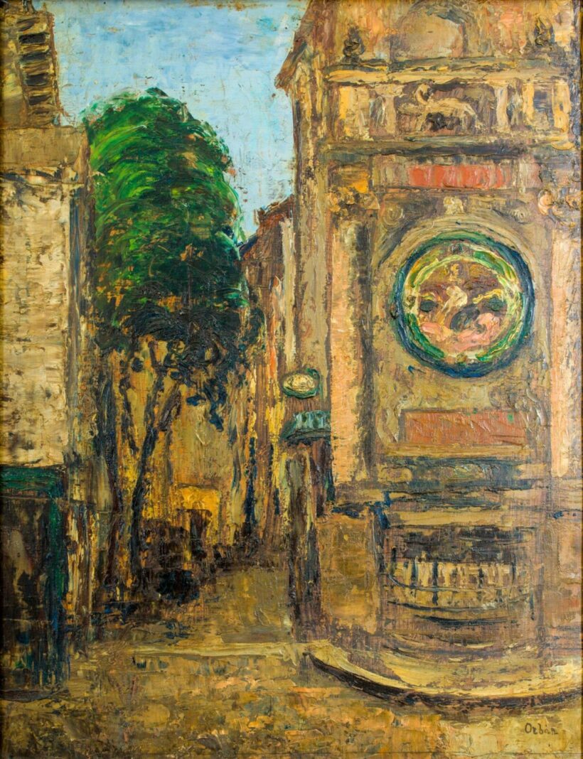 Orbán Dezső (1884-1987): Müncheni utcarészlet