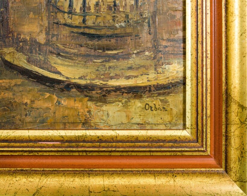Orbán Dezső (1884-1987): Müncheni utcarészlet - Image 2