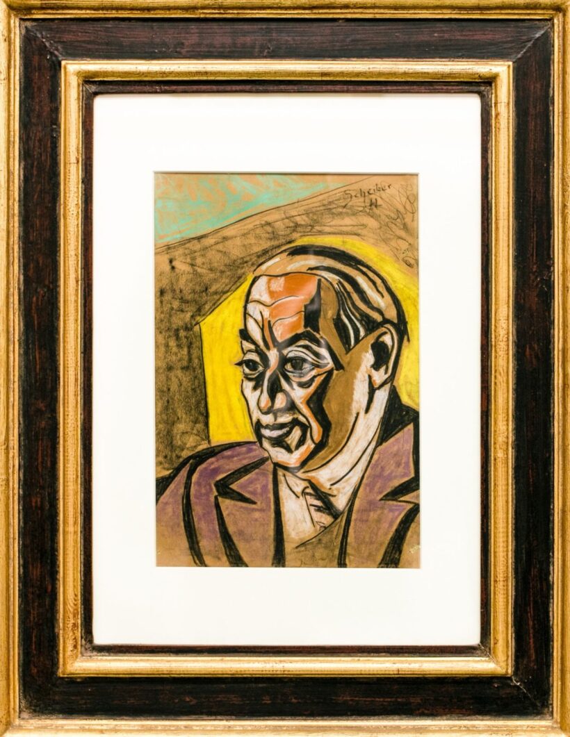 Scheiber Hugó (1873-1950): Önarckép - Image 2