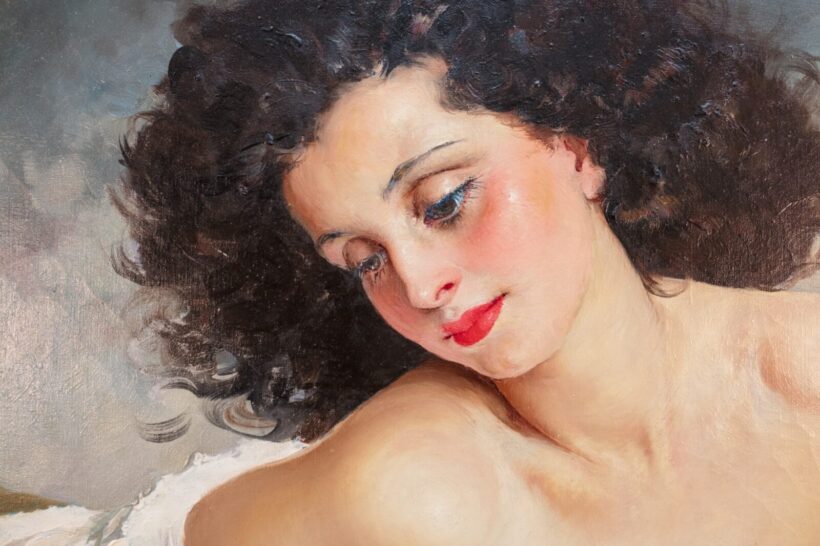 Szánthó Mária (1897-1998): Nő hegedűvel - Image 4