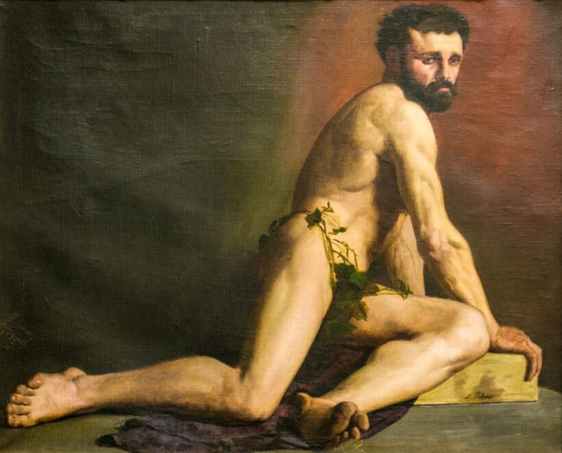Léon Jean Petua (1846-1920): Férfi akt, 1879