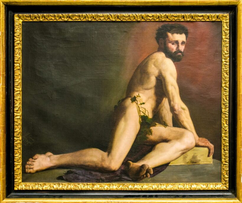 Léon Jean Petua (1846-1920): Férfi akt, 1879 - Image 2