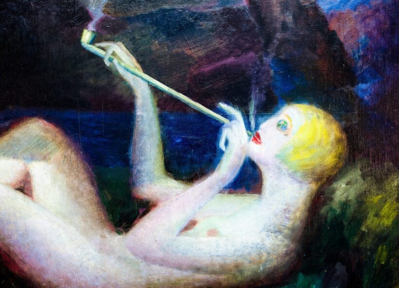 Klie Zoltán (1897-1992): Ópiumszívó, 1923 - Image 4