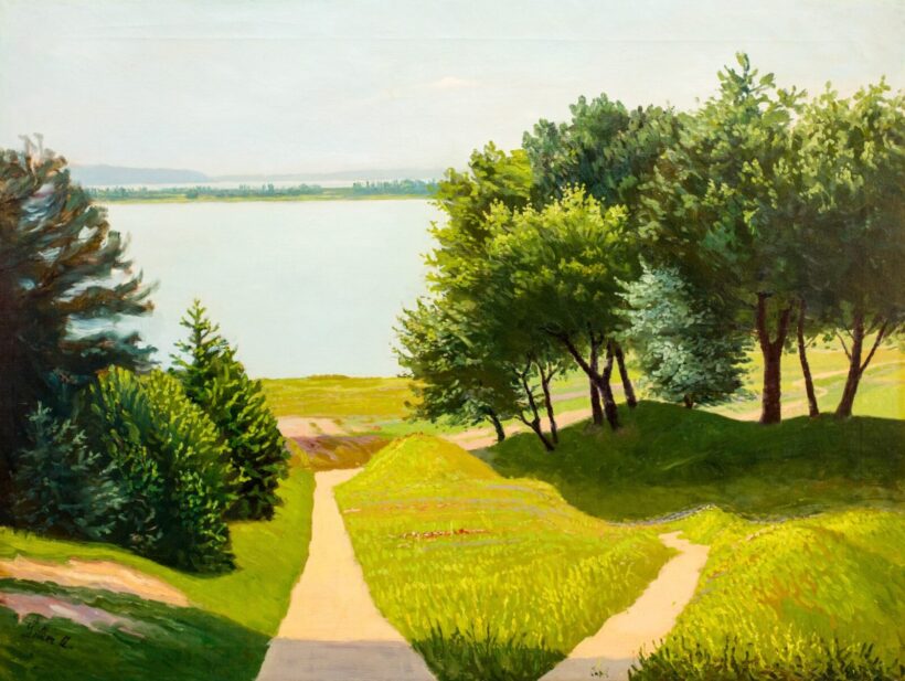 Litkei József (1924-1988): Balatonpart
