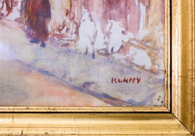 Kunffy Lajos (1869-1962): Tuniszi utca - Image 3