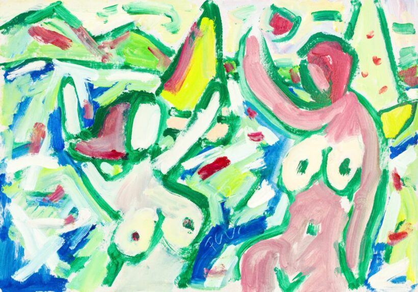 Németh Miklós (1934-2012): Strand, 1977