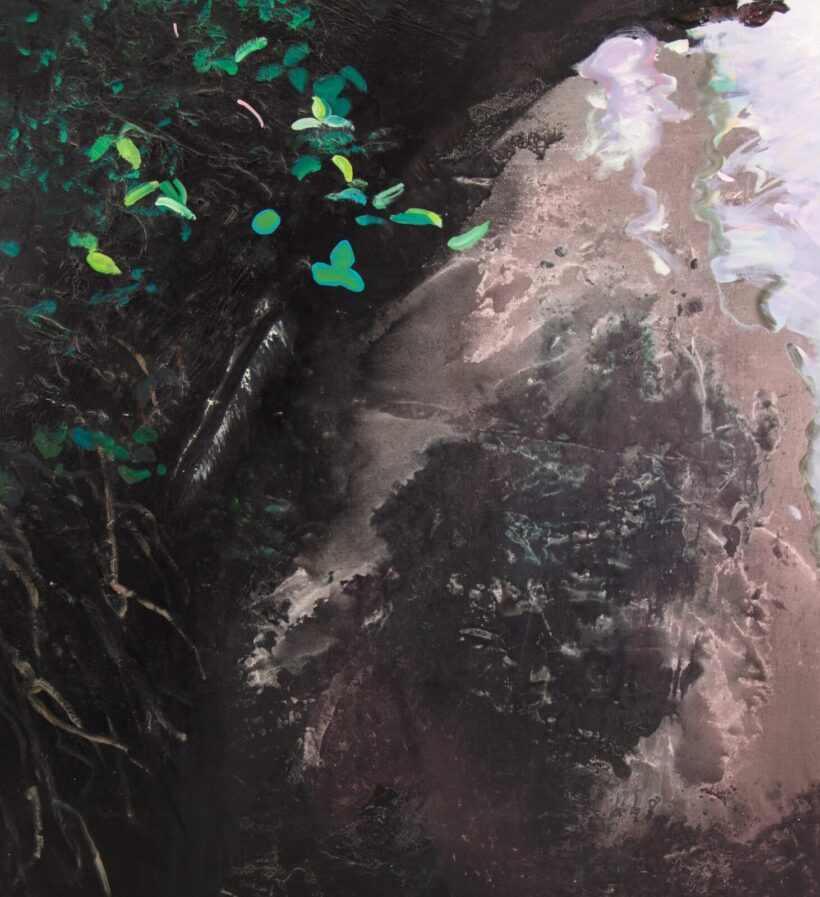 Konkoly Gyula (1941-): Suzanne Chez Claude Monet a Giverny 8., 1990