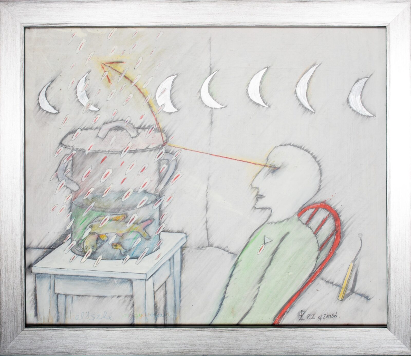 ef Zámbó István (1950-): Halászlé magyarosan, 1982 - Image 2