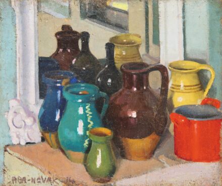 Aba-Novák Vilmos (1894-1941): Csendélet, 1914