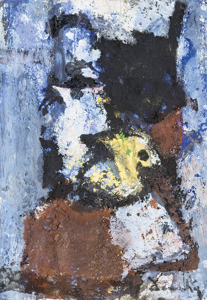 Domanovszky Endre (1907-1974): Fekete székes csendélet