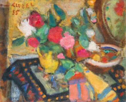 Czóbel Béla (1883-1976): Csendélet, 1955