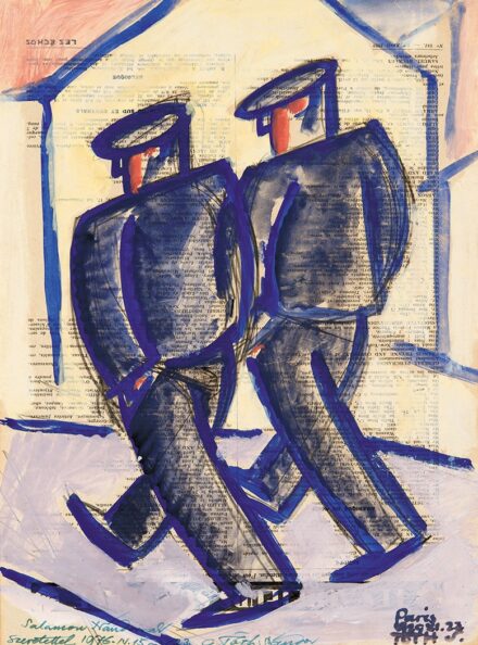 A. Tóth Sándor (1904-1980): Csavargók, Párizs, 1929