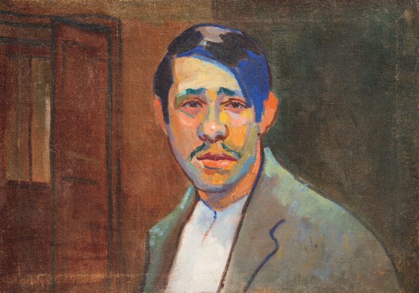 Tibor Ernő (1885-1945): Önarckép, 1906-1907