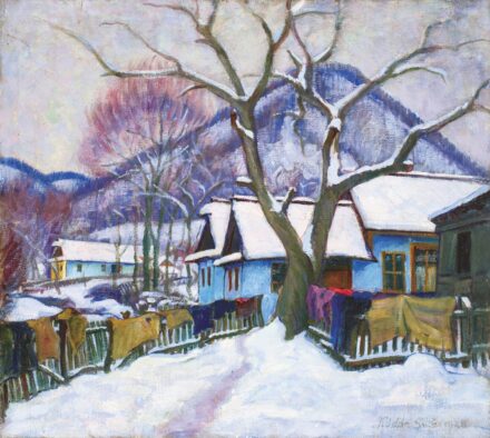 Kádár Géza (1878-1952): Szikrázó tél, 1928