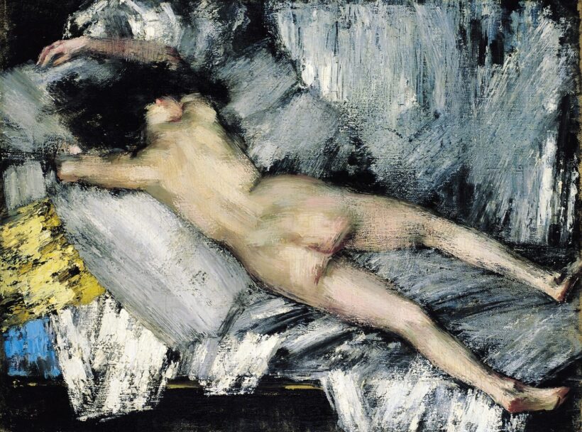 Vaszary János (1867-1939): Akt műteremben, 1920 körül