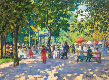 Kádár Géza (1878-1952): Koncert Pöstyénben, 1917