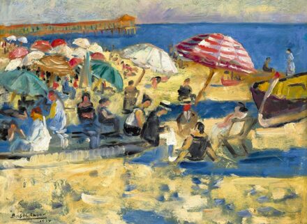 Basch Andor: Francia tengerpart (Cote d'Azur), 1924