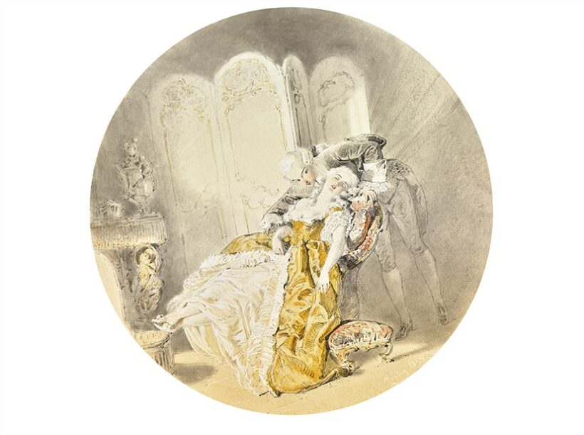 Zichy Mihály: Gyönyör, 1855
