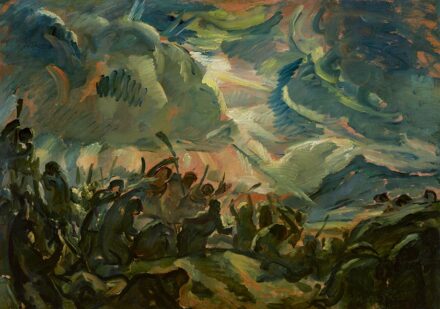 Iványi Grünwald Béla: Küzdelem (Harc), 1916