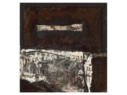 124. Szikora Tamás: Lebegő forma, 1980
