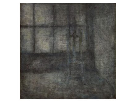 125. Váli Dezső: Műterem festőállvánnyal, 1993