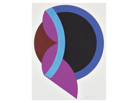 129. Fajó János: Absztrakt kompozíció, 1993